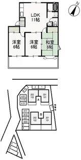 ベル・メゾン B【1階】の間取り