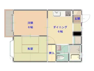 カーサグラディア【1階】の間取り