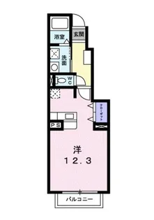 アエロポルト【1階】の間取り