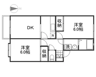 プレ ベルジュ C【2階】の間取り