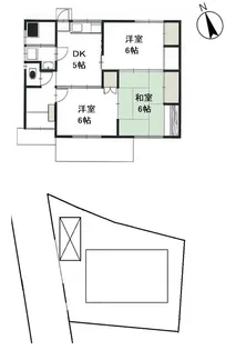 岡山県岡山市中区兼基【一戸建】の間取り