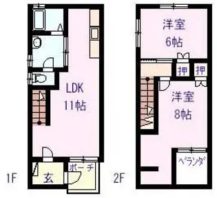 メゾンシライシの間取り
