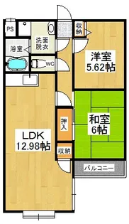 メゾンドール青江【1階】の間取り
