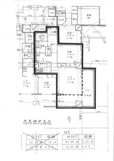 コア本町【5階】の間取り
