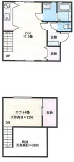 カーサフィオーレ野田【1階】の間取り