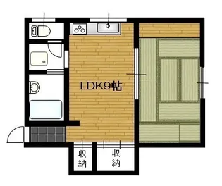 野田屋町赤松ビル【3階】の間取り