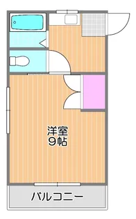 リトルハイム青江Ⅱ【2階】の間取り