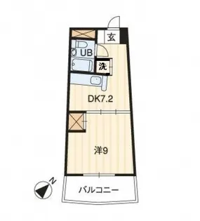エクセルメゾン岡山【3階】の間取り