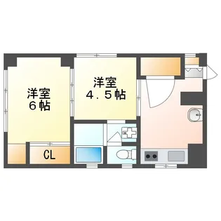 カーサフィオーレ大供【3階】の間取り