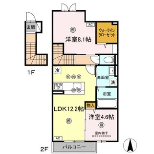 ナイス 二番館【2階】の間取り