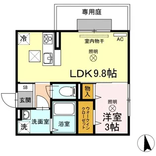 マリージョア【3階】の間取り