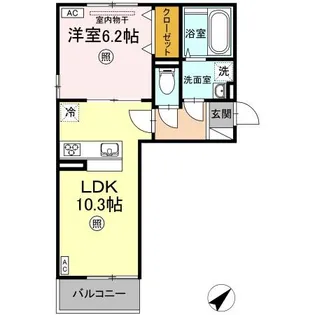 ヴィクトワール 【3階】の間取り
