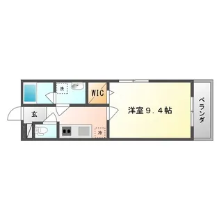 ピアチェーレ医大東【2階】の間取り