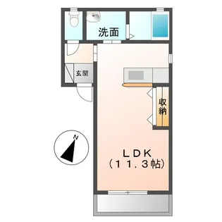 シャーメゾン リーフ【1階】の間取り