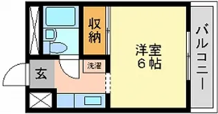 津倉さつきマンション【3階】の間取り