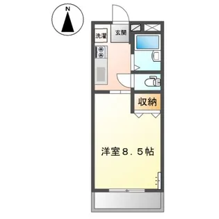 ハートハイム【2階】の間取り