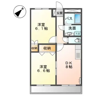 プロニティ マイス【2階】の間取り