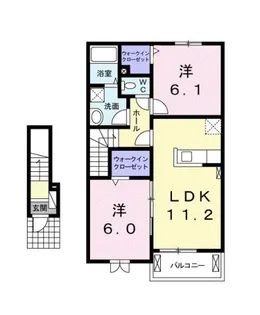 コスモス【2階】の間取り