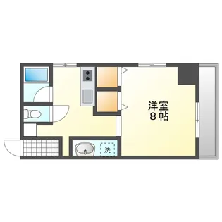 スタシオン電車みち【2階】の間取り