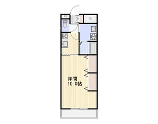 岡山県岡山市北区奥田本町【マンション】の間取り