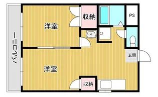 グランディール門田屋敷【2階】の間取り
