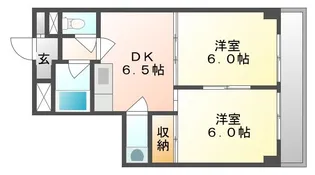 サンジェルマン門田屋敷【3階】の間取り