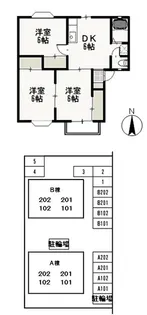 プラントコート A【2階】の間取り