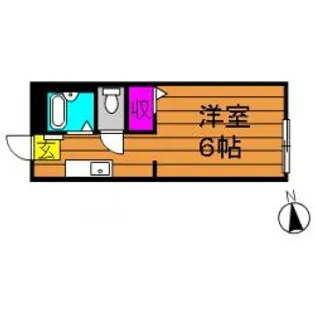 サンクオーレ青江【2階】の間取り