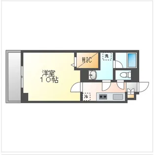 Friend Court岡山医大東【9階】の間取り