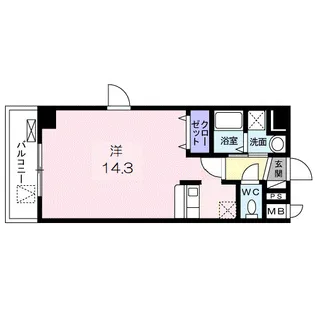 リョーアイ【6階】の間取り
