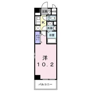 シティー柳町【3階】の間取り