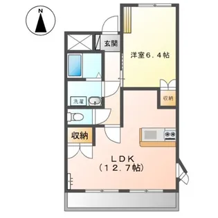 エルガーデン白石【2階】の間取り