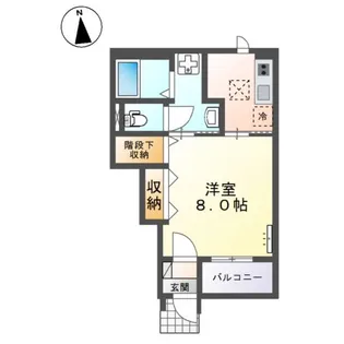 リアン【1階】の間取り