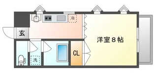 ディアーライフ奥田【3階】の間取り