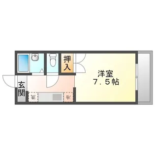 レジデンス十和B【303号室】の間取り