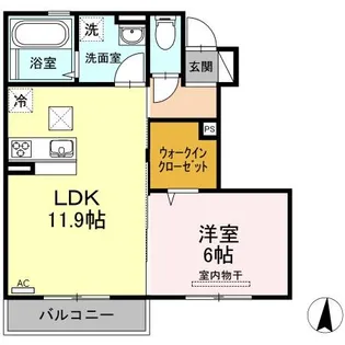 シュロスモリオ【1階】の間取り