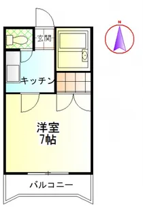 エスポアール中井【2階】の間取り