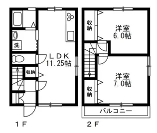 アドバンス乙多見Aの間取り
