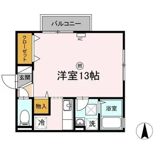 第5関ニューバリヤ【2階】の間取り