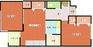 森下ビル【2階】の間取り