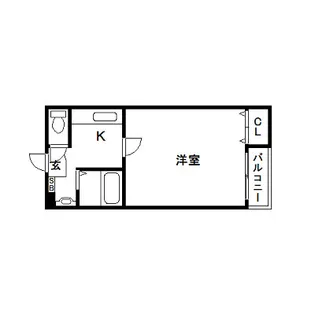 ハイエスト田町【4階】の間取り