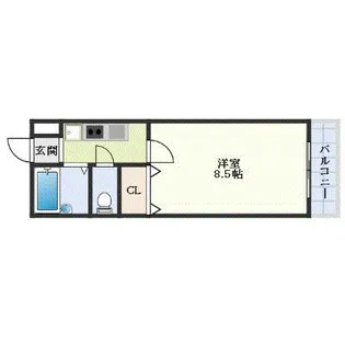 FLATLEAVES学南町【1階】の間取り