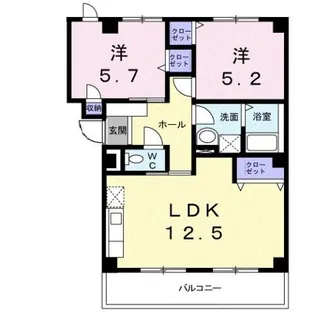 さくらマンションB【2階】の間取り