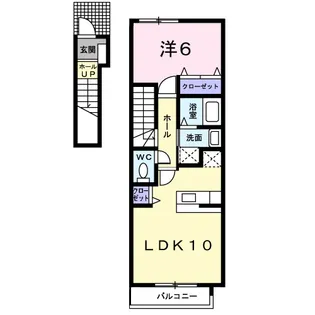 アンジュ A【2階】の間取り