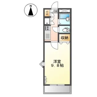 エトワールハイツ【2階】の間取り