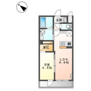 仮)シェルル・ユーロピュア高島新屋敷【2階】の間取り