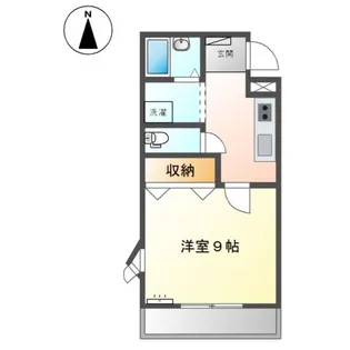 マンションアーク弐番館【1階】の間取り