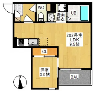 レガリストN【2階】の間取り