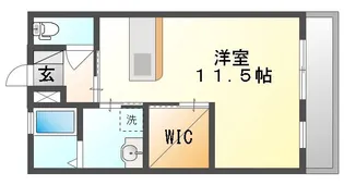 ウエスト・グランディール【2階】の間取り
