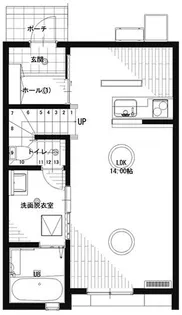 岡山県岡山市南区当新田【テラスハウス】の間取り